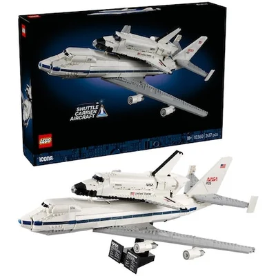 LEGO® Icons - Űrsiklót szállító repülőgép 10360, 2417 db