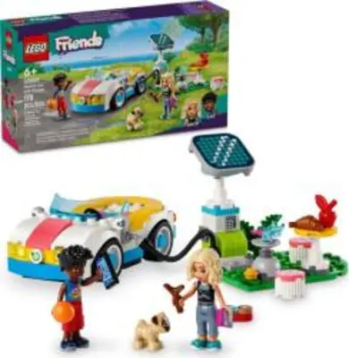 LEGO Friends Elektromos autó és töltőállomás (42609)
