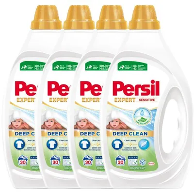 Persil Sensitive Gel folyékony Mosószer 4x1,35L - 120 mosás