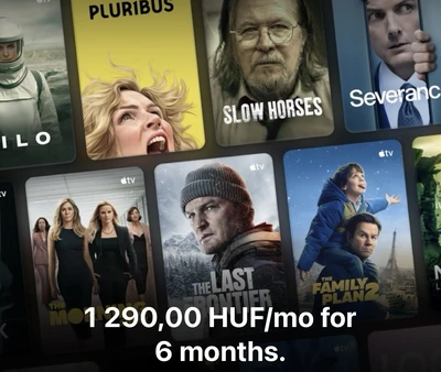 Apple TV 6 hónapig fél áron, 1290 Ft