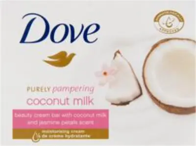 Dove Relaxing Coconut krémes tisztító tabletta milk & Jasmine petals 90 g
