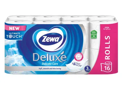 Zewa Deluxe Delicate Care toalettpapír, 16 tekercs