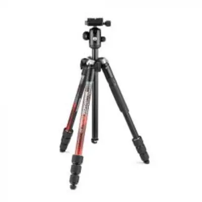 Manfrotto 212916 Mii Állvány Alu 4 Szekció, Gömbfej, Piros
