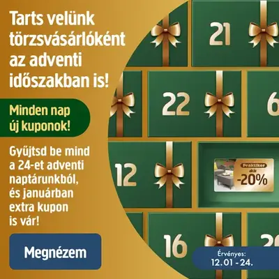 Praktiker adventi naptár