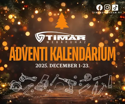 Timár Adventi Kalendárium 2025