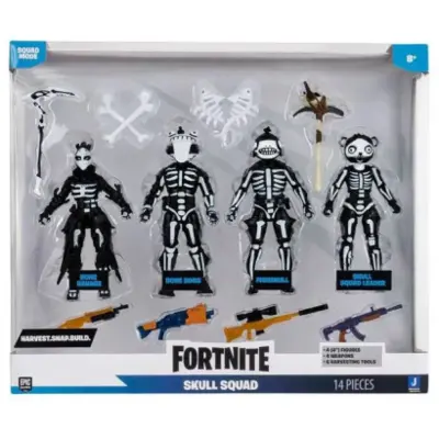 Fortnite figura csomag – Skull Squad több darabos szett
