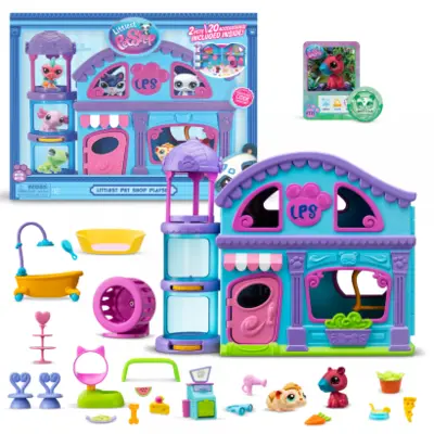 Littlest Pet Shop Nagy ház játékkészlet figurákkal - 2. széria