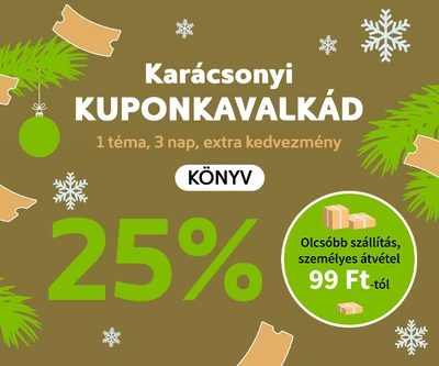 25% kedvezmény könyvekre