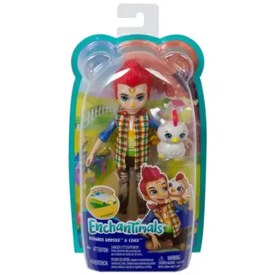 Enchantimals Edward Rooster figura és Cluck kakas állatfigura Mattel