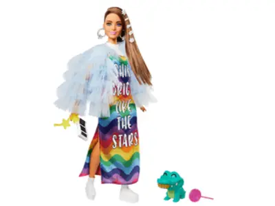 Barbie Fashionista: Extravagáns baba (GYJ78)
