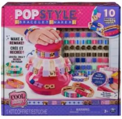 Spin Master Cool Maker Pop Style Karkötő Készítő Szett Karkötők Gyöngyök (6067289)