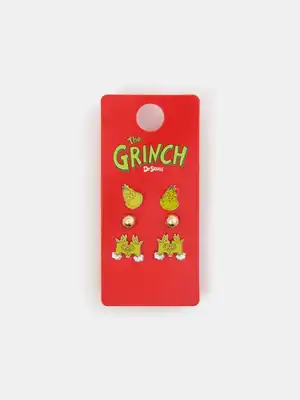 3 pár fülbevaló Grinch (048EK-MLC)