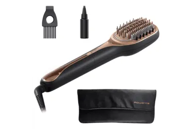 Regeneráló gőz hajkefe Rowenta HAIR THERAPIST™ CF9940F0 Réz/Fekete