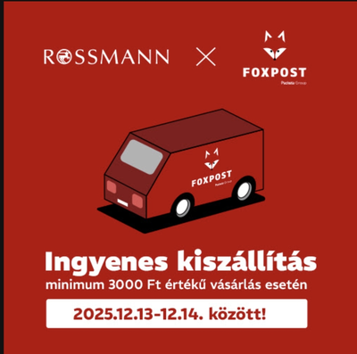 Rossmann ingyenes szállítás Foxposttal 3000 Ft fölött