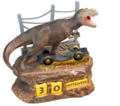 Jurassic Park - T-Rex 3D naptár asztali