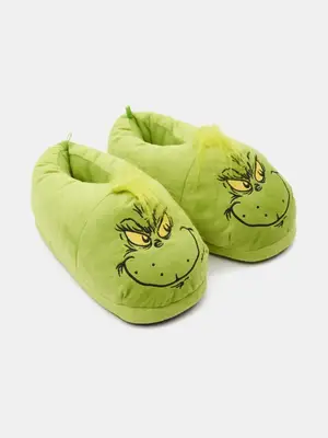 Meleg papucs karácsonyi mintával Grinch (866EU-71X)