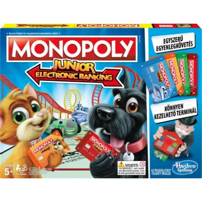 Hasbro Monopoly Junior Electronic Banking ügyességi játék