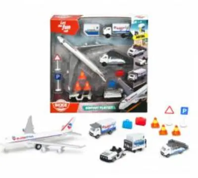 Simba Dickie - Airport játékszett kisautókkal (203743001)