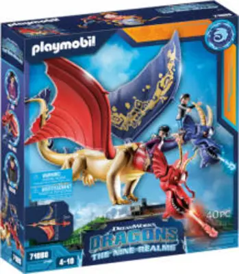 Playmobil Dragons: The Nine Realms Wu és Wei Junnal Eugene-vel 71080