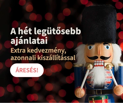 Eredeti árhoz képest min. 50% kedvezmény