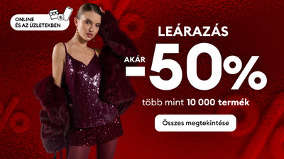 Leárazás (akár - 50%)
