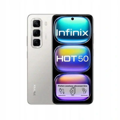 Okostelefon Infinix HOT 50 8 MB / 128 GB 4G (LTE) szürke