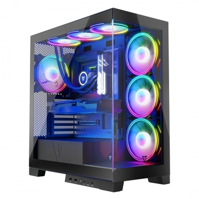 Modecom Volcano Space Apex ARGB Tempered Glass Black számítógép ház