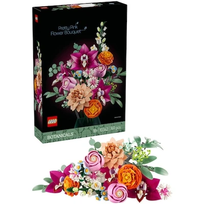 LEGO® Botanicals - Rózsaszín virágcsokor 10342, 749 db