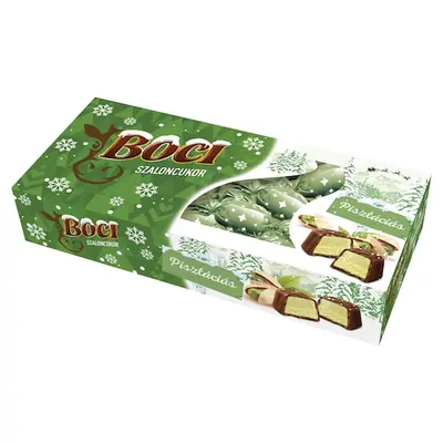 Boci pisztáciás krémmel töltött tejcsokoládé szaloncukor 250 g