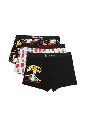 3 karácsonyi boxer Rick and Morty (663FY-99X)