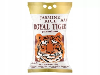 Jasmine Rice Premium prémium jázmin rizs Royal Tiger 5kg