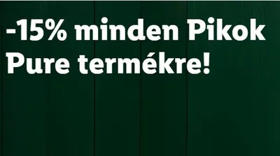-15% minden Pikok Pure termékre!