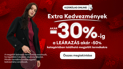 Extra kedvezmények, leárazás meg minden