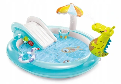 INTEX 57165 Krokodil játszóközpont 203x173x89 cm