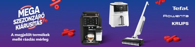 ALZA Tefal/Rowenta/Krups/WMF akció, ajándék személymérleggel