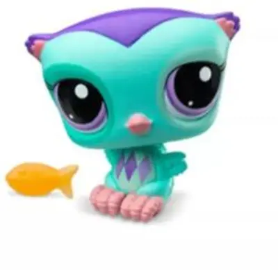 TM Toys Littlest Pet Shop: Játékfigura, 7. generáció, 3. széria - Bagoly 137 (G7-137)