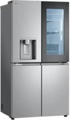 LG Electronics InstaView Négyajtós hűtőszekrény, 638L kapacitás (GMG960MBEE)