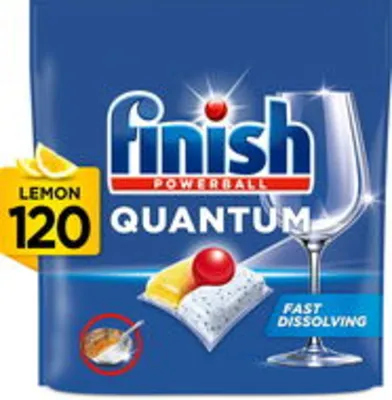 Finish Quantum All in 1 Lemon Sparkle 120 db mosogatógép tabletta (AlzaPlus+)