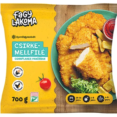 Fagylakoma csirkemellfilé cornflakes panírban, 700 g