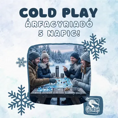 Cold Play akció (kedvezményes társasjátékok)