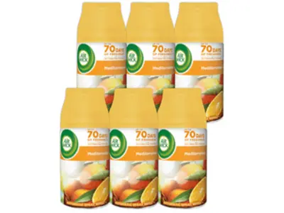 AirWick Freshmatic Légfrissítő utántöltő,Mediterrán nyár,6x250 ml
