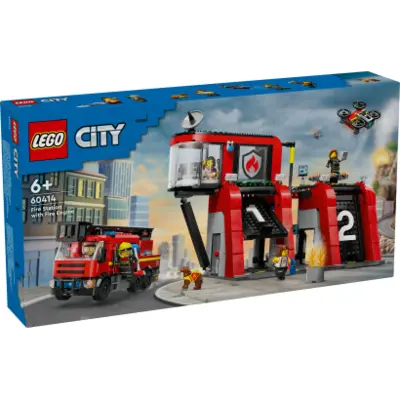 LEGO City 60414 Tűzoltóállomás és tűzoltóautó