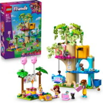 LEGO® Friends Születésnapi cicazsúr és lombház cicáknak 42666