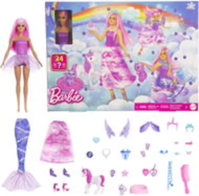 Barbie mesés adventi naptár 2025 + baba