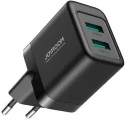 JOYROOM JR-TCN01 hálózati töltő adapter 2x USB-A 2.4A fekete