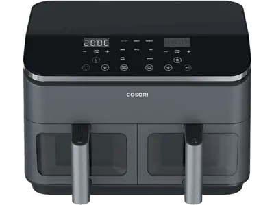 COSORI CAF-R901-AEU Dual Basket Forrólevegős Sütő, fekete