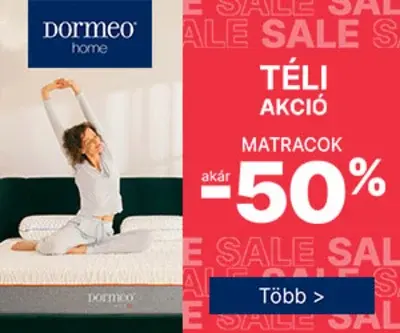 Téli akció (akár -50% + Extra -10%) 19 ezer Ft felett