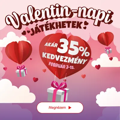 Valentin napi játékhetek