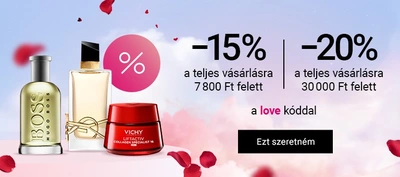 -15% ill. -20% kedvezmény 7800/30 ezer Ft felett