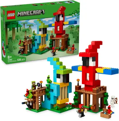 LEGO Minecraft 21282 Papagáj házikók